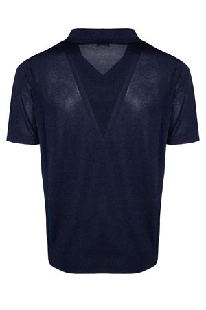 Polo in maglia navy blu ROBERTO COLLINA | 261MYA1602410